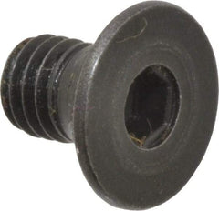 Holo-Krome - M5x0.80 Metric Coarse Hex Socket Drive, 90° Flat Screw - Grade 12.9 Alloy Steel, Black Oxide Finish, Fully Threaded, 8mm OAL - Industrial Tool & Supply