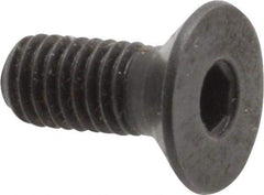 Holo-Krome - M5x0.80 Metric Coarse Hex Socket Drive, 90° Flat Screw - Grade 12.9 Alloy Steel, Black Oxide Finish, Fully Threaded, 12mm OAL - Industrial Tool & Supply