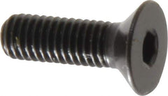 Holo-Krome - M5x0.80 Metric Coarse Hex Socket Drive, 90° Flat Screw - Grade 12.9 Alloy Steel, Black Oxide Finish, Fully Threaded, 16mm OAL - Industrial Tool & Supply