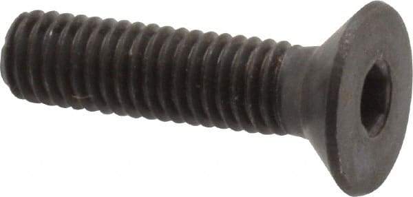 Holo-Krome - M5x0.80 Metric Coarse Hex Socket Drive, 90° Flat Screw - Grade 12.9 Alloy Steel, Black Oxide Finish, Fully Threaded, 20mm OAL - Industrial Tool & Supply