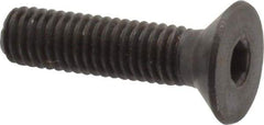 Holo-Krome - M5x0.80 Metric Coarse Hex Socket Drive, 90° Flat Screw - Grade 12.9 Alloy Steel, Black Oxide Finish, Fully Threaded, 20mm OAL - Industrial Tool & Supply