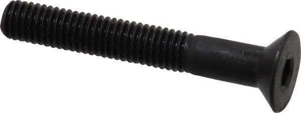 Holo-Krome - M5x0.80 Metric Coarse Hex Socket Drive, 90° Flat Screw - Grade 12.9 Alloy Steel, Black Oxide Finish, Fully Threaded, 35mm OAL - Industrial Tool & Supply