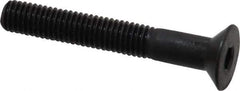 Holo-Krome - M5x0.80 Metric Coarse Hex Socket Drive, 90° Flat Screw - Grade 12.9 Alloy Steel, Black Oxide Finish, Fully Threaded, 35mm OAL - Industrial Tool & Supply