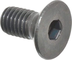 Holo-Krome - M8x1.25 Metric Coarse Hex Socket Drive, 90° Flat Screw - Grade 12.9 Alloy Steel, Black Oxide Finish, Fully Threaded, 16mm OAL - Industrial Tool & Supply
