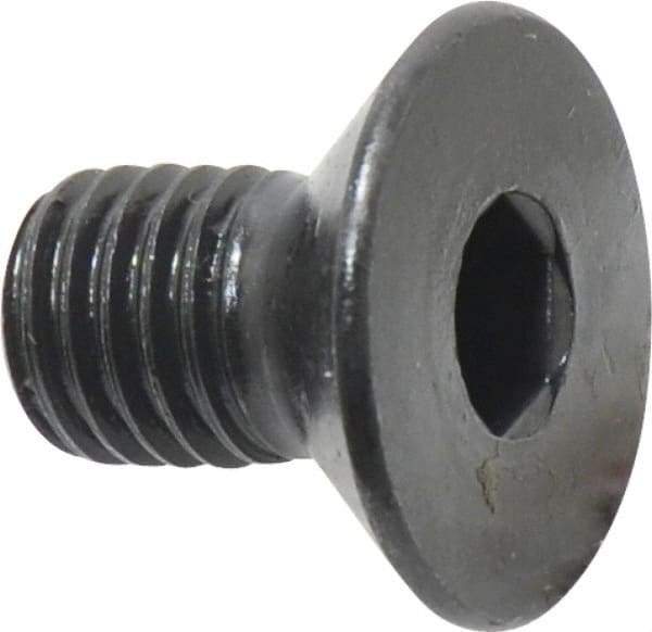 Holo-Krome - M12x1.75 Metric Coarse Hex Socket Drive, 90° Flat Screw - Grade 12.9 Alloy Steel, Black Oxide Finish, Fully Threaded, 20mm OAL - Industrial Tool & Supply