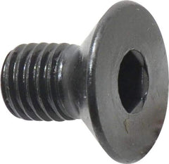 Holo-Krome - M12x1.75 Metric Coarse Hex Socket Drive, 90° Flat Screw - Grade 12.9 Alloy Steel, Black Oxide Finish, Fully Threaded, 20mm OAL - Industrial Tool & Supply