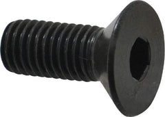 Holo-Krome - M12x1.75 Metric Coarse Hex Socket Drive, 90° Flat Screw - Grade 12.9 Alloy Steel, Black Oxide Finish, Fully Threaded, 30mm OAL - Industrial Tool & Supply