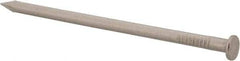 Made in USA - 16D, 8 Gauge, 3-1/2" OAL Common Nails - Smooth Shank, T304 Stainless Steel - Industrial Tool & Supply