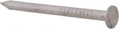 Made in USA - 4D, 12 Gauge, 1-1/2" OAL Common Nails - Smooth Shank, Aluminum - Industrial Tool & Supply