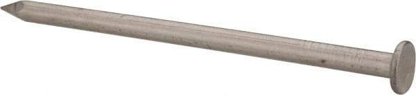 Made in USA - 10D, 9 Gauge, 3" OAL Common Nails - Smooth Shank, Aluminum - Industrial Tool & Supply