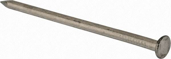 Made in USA - 16D, 8 Gauge, 3-1/2" OAL Common Nails - Smooth Shank, Aluminum - Industrial Tool & Supply