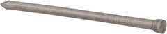 Made in USA - 4D, #15, 1-1/2" OAL Finishing Nails - Smooth Shank, 18-8 Stainless Steel - Industrial Tool & Supply