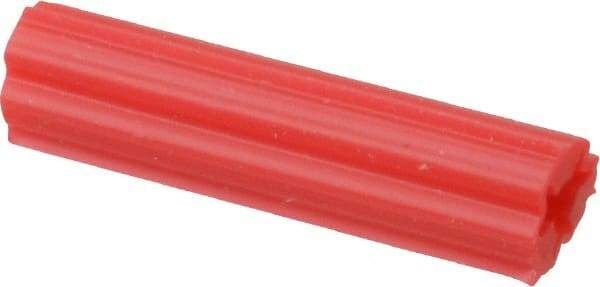 Value Collection - 15/64" Diam, 15/64" Drill, 1" OAL, Plug Concrete Anchor - Plastic - Industrial Tool & Supply