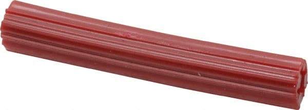 Value Collection - 15/64" Diam, 15/64" Drill, 1-1/2" OAL, Plug Concrete Anchor - Plastic - Industrial Tool & Supply