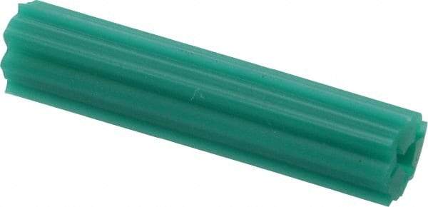 Value Collection - 1/4" Diam, 1/4" Drill, 1-1/4" OAL, Plug Concrete Anchor - Plastic - Industrial Tool & Supply