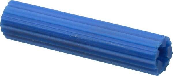 Value Collection - 5/16" Diam, 5/16" Drill, 1-1/2" OAL, 1-1/8" Min Embedment Plug Concrete Anchor - Plastic - Industrial Tool & Supply