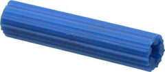 Value Collection - 5/16" Diam, 5/16" Drill, 1-1/2" OAL, 1-1/8" Min Embedment Plug Concrete Anchor - Plastic - Industrial Tool & Supply