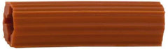 Value Collection - 5/8" Diam, 5/8" Drill, 2-1/2" OAL, 1" Min Embedment Plug Concrete Anchor - Plastic - Industrial Tool & Supply