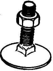 Value Collection - 1/4-20, 1-1/2" OAL, 31/32" Head Diam, Stainless Steel Elevator Bolt - Flat Head, UNC Thread, Grade 18-8 - Industrial Tool & Supply