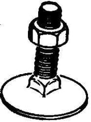 Value Collection - 5/16-18, 1" OAL, 1-3/16" Head Diam, Stainless Steel Elevator Bolt - Flat Head, UNC Thread, Grade 18-8 - Industrial Tool & Supply