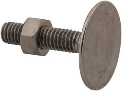 Value Collection - 5/16-18, 1-1/2" OAL, 1-3/16" Head Diam, Stainless Steel Elevator Bolt - Flat Head, UNC Thread, Grade 18-8 - Industrial Tool & Supply