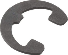 Rotor Clip - 0.396" Groove Diam, 1/2" Shaft Diam, Phosphate Steel, Reinforced E Style External Retaining Rings - 0.046" Groove Width, 0.052" Groove Depth, 0.042" Ring Thickness, Grade 1060-1090 - Industrial Tool & Supply