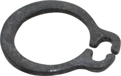 Rotor Clip - 26mm Shaft Diam, 24.9mm Groove Diam, Spring Steel Metric External SH Style Retaining Ring - Industrial Tool & Supply