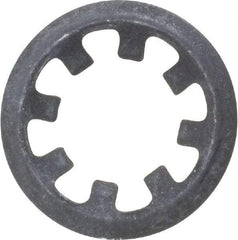 Rotor Clip - 5/16" Shaft Diam, Phosphate Steel, Self Locking External Retaining Rings - 0.015" Ring Thickness, Grade 1060-1090 - Industrial Tool & Supply