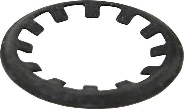 Rotor Clip - 5/8" Shaft Diam, Phosphate Steel, Self Locking External Retaining Rings - 0.015" Ring Thickness, Grade 1060-1090 - Industrial Tool & Supply