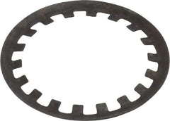 Rotor Clip - 1" Shaft Diam, Phosphate Steel, Self Locking External Retaining Rings - 0.015" Ring Thickness, Grade 1060-1090 - Industrial Tool & Supply