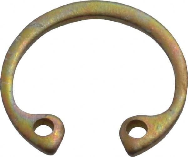 Rotor Clip - 1-9/16" Bore Diam, Spring Steel Internal Snap Retaining Ring - Industrial Tool & Supply