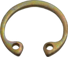 Rotor Clip - 0.777" Bore Diam, Spring Steel Internal Snap Retaining Ring - Industrial Tool & Supply