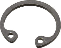 Rotor Clip - 0.035" Thick, Stainless Steel Snap Internal Retaining Ring - 0.039" Groove Width, 0.015" Groove Depth, 0.53" Groove Diam, Grade 15-7 Grade 632 - Industrial Tool & Supply