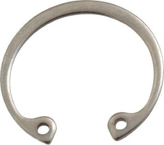Rotor Clip - 0.042" Thick, Stainless Steel Snap Internal Retaining Ring - 0.046" Groove Width, 0.028" Groove Depth, 0.931" Groove Diam, Grade 15-7 Grade 632 - Industrial Tool & Supply