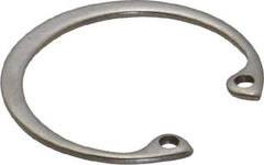 Rotor Clip - 0.05" Thick, Stainless Steel Snap Internal Retaining Ring - 0.056" Groove Width, 0.036" Groove Depth, 1.197" Groove Diam, Grade 15-7 Grade 632 - Industrial Tool & Supply