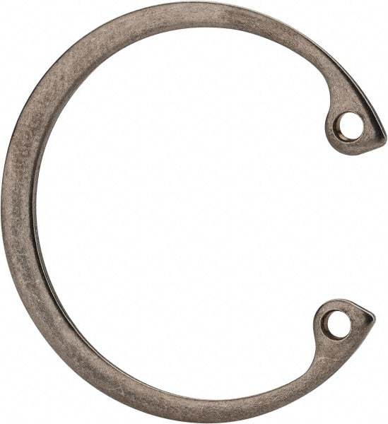 Rotor Clip - 0.05" Thick, Stainless Steel Snap Internal Retaining Ring - 0.056" Groove Width, 0.04" Groove Depth, 1.33" Groove Diam, Grade 15-7 Grade 632 - Industrial Tool & Supply