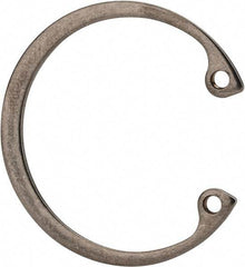 Rotor Clip - 0.05" Thick, Stainless Steel Snap Internal Retaining Ring - 0.056" Groove Width, 0.04" Groove Depth, 1.33" Groove Diam, Grade 15-7 Grade 632 - Industrial Tool & Supply