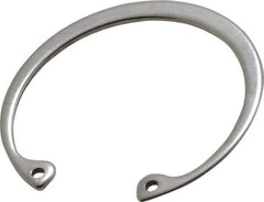 Rotor Clip - 0.062" Thick, Stainless Steel Snap Internal Retaining Ring - 0.068" Groove Width, 0.054" Groove Depth, 1.858" Groove Diam, Grade 15-7 Grade 632 - Industrial Tool & Supply