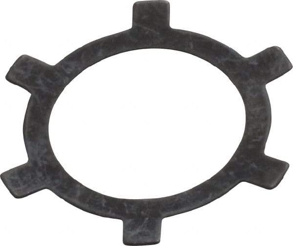 Rotor Clip - 0.01" Thick, Phosphate Finish, Steel Self Locking Internal Retaining Ring - Grade 1060-1090 - Industrial Tool & Supply