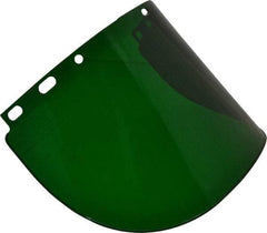 North - Scratch Resistant Green Propionate Welding Window - 8" High x 17" Wide x 0.06" Thick, Shade 3 - Industrial Tool & Supply