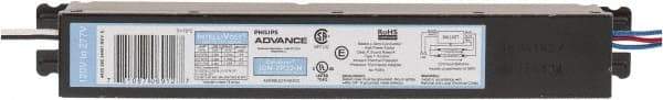 Philips Advance - 1 or 2 Lamp, 120-277 Volt, 0.18 to 0.49 Amp, 0 to 39, 40 to 79 Watt, Instant Start, Electronic, Nondimmable Fluorescent Ballast - 0.77, 0.88, 0.91, 0.93, 1.00, 1.03, 1.06, 1.07 Ballast Factor, T8 Lamp - Industrial Tool & Supply