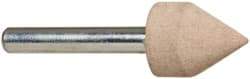 Cratex - 11/16" Head Diam x 7/8" Thickness, A14, Pointed Cylinder End, Aluminum Oxide Mounted Point - Fine Grade, 120 Grit, 30,750 RPM - Industrial Tool & Supply