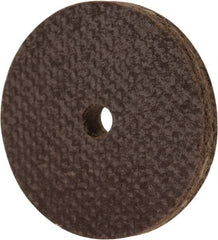 Cratex - 1" Diam x 1/8" Hole x 1/8" Thick, 54 Grit Surface Grinding Wheel - Aluminum Oxide, Type 1, Coarse Grade, 54,240 Max RPM, No Recess - Industrial Tool & Supply