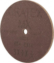 Cratex - 3" Diam x 1/4" Hole x 1/8" Thick, 54 Grit Surface Grinding Wheel - Aluminum Oxide, Type 1, Coarse Grade, 18,080 Max RPM, No Recess - Industrial Tool & Supply