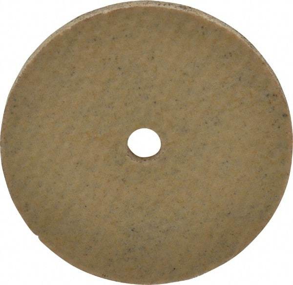Cratex - 1" Diam x 1/8" Hole x 1/16" Thick, 80 Grit Surface Grinding Wheel - Aluminum Oxide, Type 1, Medium Grade, 36,290 Max RPM, No Recess - Industrial Tool & Supply