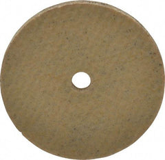 Cratex - 1" Diam x 1/8" Hole x 1/16" Thick, 80 Grit Surface Grinding Wheel - Aluminum Oxide, Type 1, Medium Grade, 36,290 Max RPM, No Recess - Industrial Tool & Supply