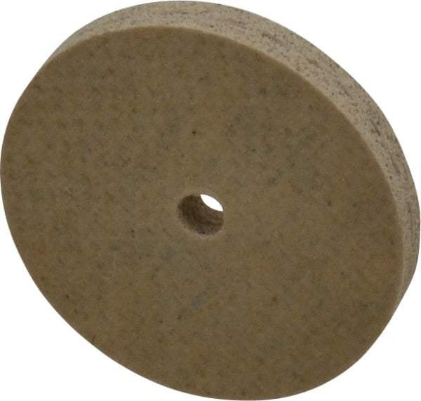 Cratex - 1" Diam x 1/8" Hole x 1/8" Thick, 80 Grit Surface Grinding Wheel - Aluminum Oxide, Type 1, Medium Grade, 36,290 Max RPM, No Recess - Industrial Tool & Supply