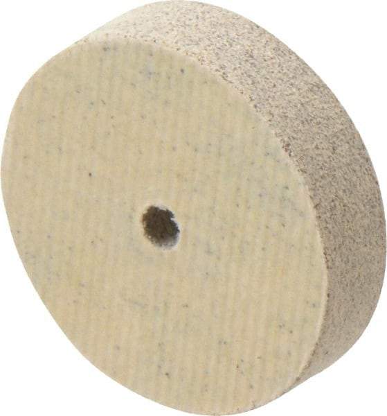 Cratex - 1" Diam x 1/8" Hole x 1/4" Thick, 80 Grit Surface Grinding Wheel - Aluminum Oxide, Type 1, Medium Grade, 36,290 Max RPM, No Recess - Industrial Tool & Supply