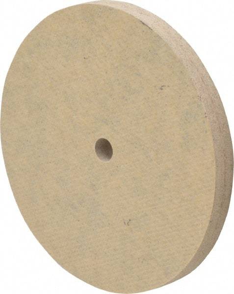 Cratex - 3" Diam x 1/4" Hole x 1/4" Thick, 80 Grit Surface Grinding Wheel - Aluminum Oxide, Type 1, Medium Grade, 12,095 Max RPM, No Recess - Industrial Tool & Supply