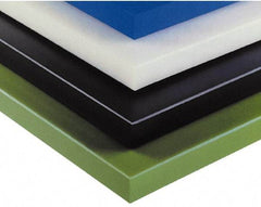 Made in USA - 2" Thick x 24" Wide x 4' Long, Polyethylene (UHMW) Sheet - White - Industrial Tool & Supply